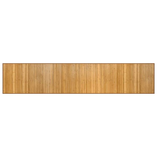 vidaXL Teppich Rechteckig Natur 60x300 cm Bambus