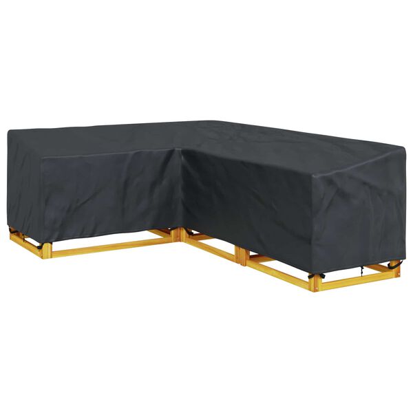 vidaXL M&ouml;belbezug Schwarz 250 x 180 x 80 cm 600D Oxford Stoff