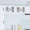 vidaXL K&uuml;chenschrank mit T&uuml;r 2 pcs Wei&szlig; 60 x 31 x 40 cm Holzwerkstoff