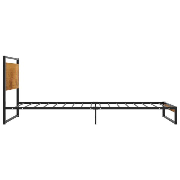 vidaXL Bettgestell Metall 90x200 cm