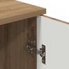 vidaXL Badezimmerschrank Wandmontiert Artisan-Eiche 30 x 31,5 x 61 cm