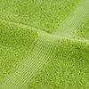 vidaXL Premium-Saunat&uuml;cher SOLUND 10 Stk. Apfelgr&uuml;n 80x200 cm 600 g/m&sup2;