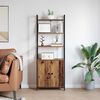 vidaXL B&uuml;cherregal Altholz 60 x 24 x 161 cm Holzwerkstoff