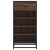 vidaXL Schuhregal Braun Eichen-Optik 48x38x97,5 cm Holzwerkstoff