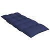 vidaXL Hochlehner-Auflagen 4 Stk. Marineblau Oxford-Gewebe