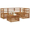 vidaXL Sofagarnituren 5 pcs Natur Massivholz Akazie