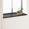 vidaXL Fensterbank Anthrazit mit Holzmaserung 120 x 50 x 4,5 cm PVC