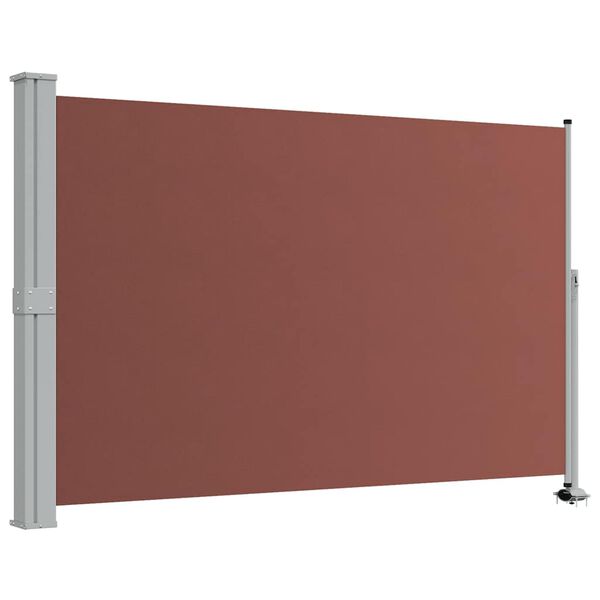 vidaXL Ausziehbare Seitenmarkise 160x300 cm Braun