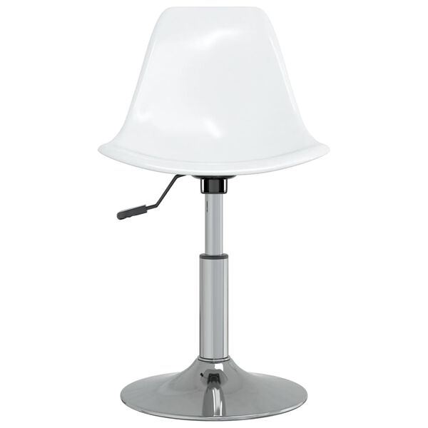 vidaXL Esszimmerstühle 4 Stk. Drehbar Weiß PP