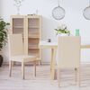 vidaXL Esszimmerst&uuml;hle 2 Stk. Creme Stoff