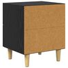 vidaXL Bettschrank Schwarz Eichen-Optik 40 x 35 x 47,5 cm