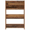 vidaXL Schuhschrank mit Regal Altholz 60 x 18 x 90 cm Holzwerkstoff