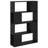 vidaXL TV-Schrankset 80 x 24 x 125 cm Schwarz Holzwerkstoff