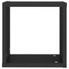 vidaXL W&uuml;rfelregale 4 Stk. Schwarz 30x15x30 cm