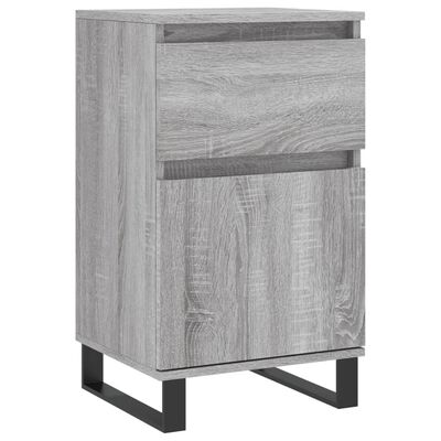 vidaXL Sideboards 2 Stk. Grau Sonoma 40x35x70 cm Holzwerkstoff