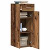 vidaXL Sideboard mit Schubladen Altholz 30 x 42,5 x 93 cm