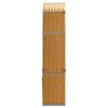 vidaXL Kaminholzunterstand Holzoptik 120x45x210 cm Verzinkter Stahl