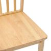 vidaXL Esszimmerst&uuml;hle 2 Stk. Natur Massivholz Gummibaum