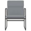 vidaXL Loungesessel Hellgrau 55x64x80 cm Stoff
