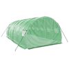 vidaXL Gew&auml;chshaus mit Stahlrahmen Gr&uuml;n 18 m&sup2; 6x3x2 m
