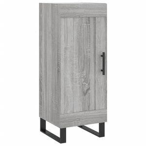 vidaXL Sideboard Grau Sonoma 34,5x34x90 cm Holzwerkstoff