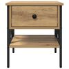 vidaXL Nachttisch mit Schubladen 2 pcs Artisan-Eiche 40 x 42 x 45 cm