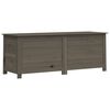 vidaXL Outdoor-Kissenbox Anthrazit 150x50x56 cm Massivholz Tanne