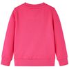 Kinder-Sweatshirt Knallrosa 92