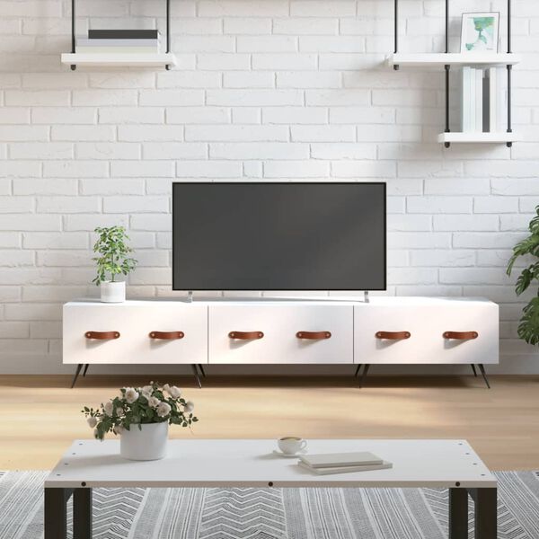 vidaXL TV-Schrank Wei&szlig; 150x36x30 cm Holzwerkstoff