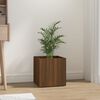 vidaXL Pflanzgef&auml;&szlig; Braun Eichen-Optik 40x40x40 cm Holzwerkstoff