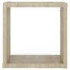 vidaXL W&uuml;rfelregale 2 Stk. Sonoma-Eiche 30x15x30 cm