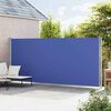 vidaXL Seitenmarkise Ausziehbar 200x600 cm Blau