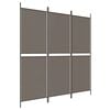 vidaXL 3-tlg. Paravent Anthrazit 150x220 cm Stoff