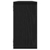 vidaXL W&uuml;rfelregale 4 Stk. Schwarz Eichen-Optik 100x15x30 cm