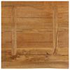 vidaXL Tischplatte mit Baumkante 80x80x2,5 cm Massivholz Mango