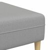 vidaXL Wohnzimmer Couch 3 pcs Wolkengrau Polyester