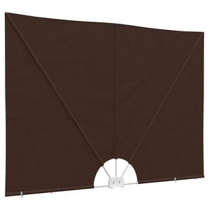 vidaXL Balcony Privacy Screen Rechteckig 240 x 160 cm Polyester Braun