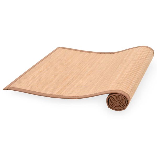 vidaXL Yogamatte Bambus 60x180 cm Braun
