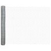 vidaXL Zaunpfosten Silber 50 x 1 m (50 mm Mesh) Stahl