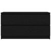 vidaXL TV-Schrank Schwarz 100x35x54 cm Holzwerkstoff