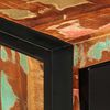 vidaXL Konsolentisch Mehrfarbig 90x35x75 cm Altholz Massiv