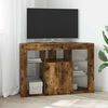 vidaXL Eck-LED-TV-Schrank Ger&auml;ucherte Eiche 100x40x68cm Holzwerkstoff