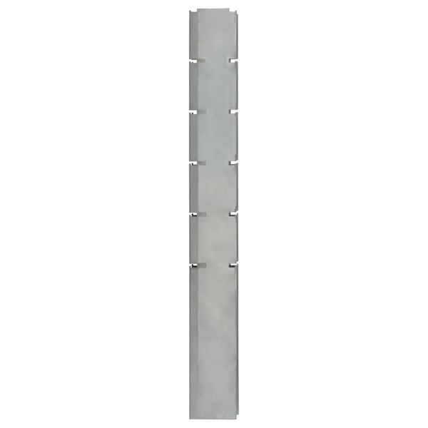 vidaXL Zaunpfosten 30 Stk. Silbern 160 cm Verzinkter Stahl
