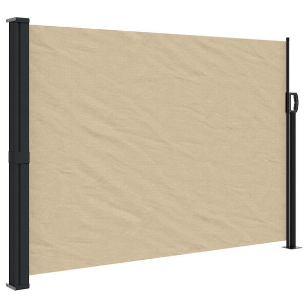 vidaXL Seitenmarkise Ausziehbar Beige 140x300 cm