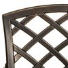 vidaXL 5-tlg. Garten-Essgruppe Bronzen Aluminiumguss