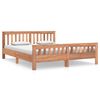 vidaXL Massivholzbett Teak 160x200 cm