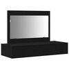 vidaXL Schminktisch Schwarz 100 x 40 x 70 cm Holzwerkstoff