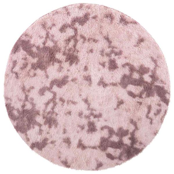 vidaXL Teppich Shaggy Hochflor NAVARRA Altrosa 160x160 cm Polyester