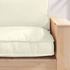vidaXL Kissen Creme 80 x 80 x 12 cm Oxford-Stoff