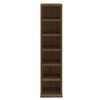 vidaXL CD-Regal Braun Eichen-Optik 21x20x88 cm Holzwerkstoff